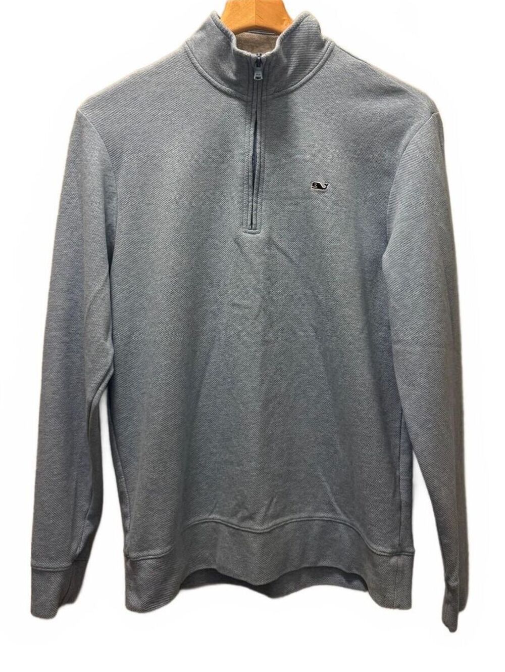 Vineyard Vines Men's Pullover Sweater Performance Quarter Zip Light Blue Size S